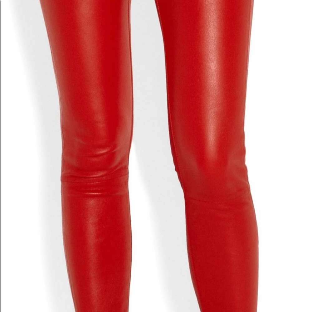 CURRENT ELLIOTT STILETTO LEATHER LEGGING - Picture 4 of 10